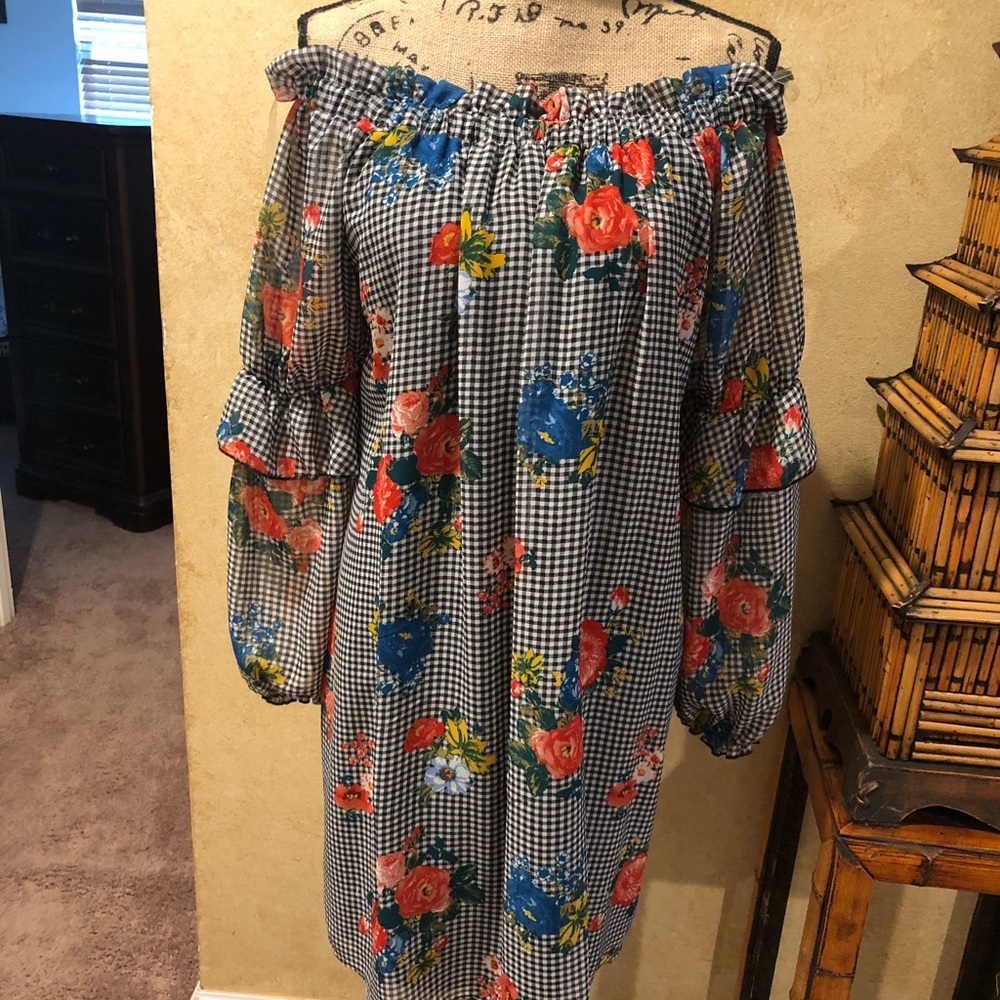 Little off shoulders  mini dress